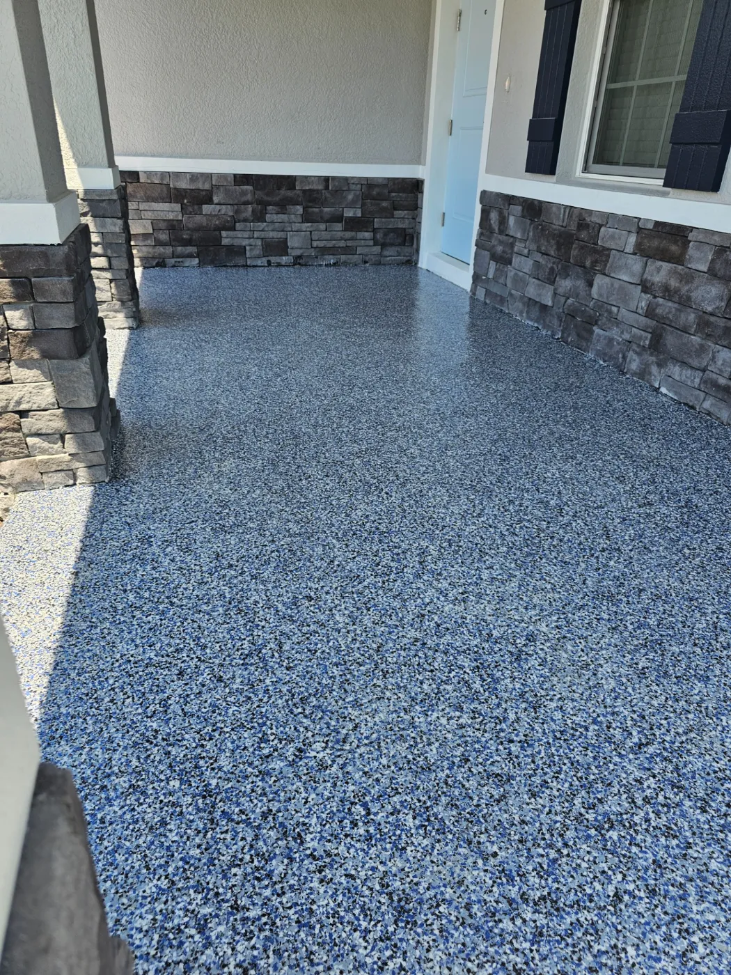 Freshly Finished Garage Floor by Elite Epoxy Surfaces, Central Florida