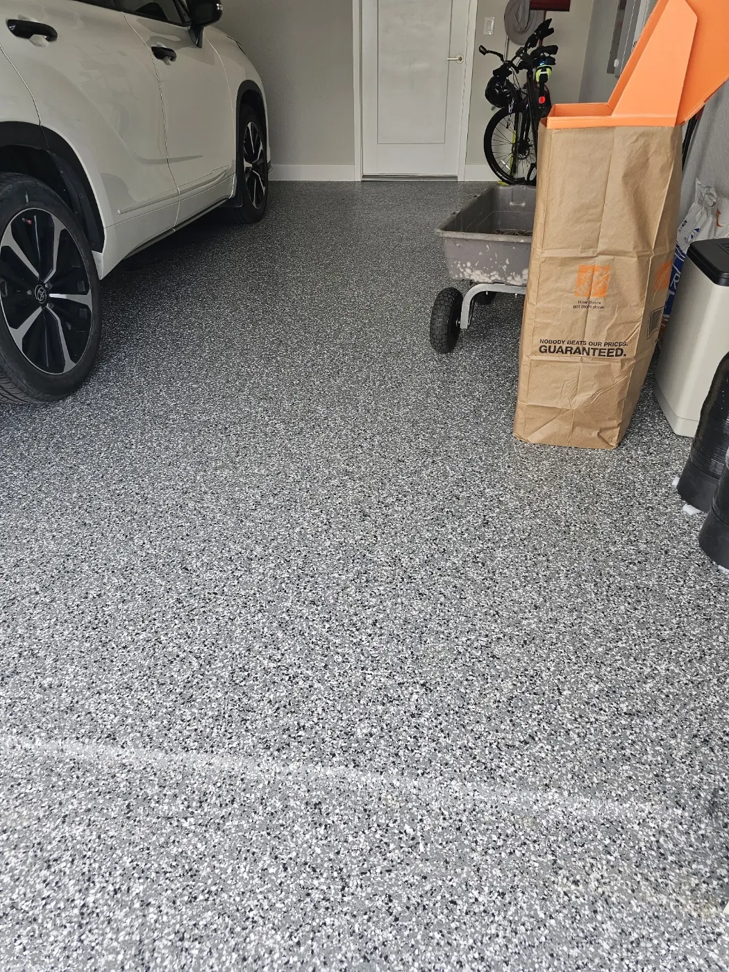 Epoxy Flake Garage Floor Coating by Elite Epoxy Surfaces, Central Florida