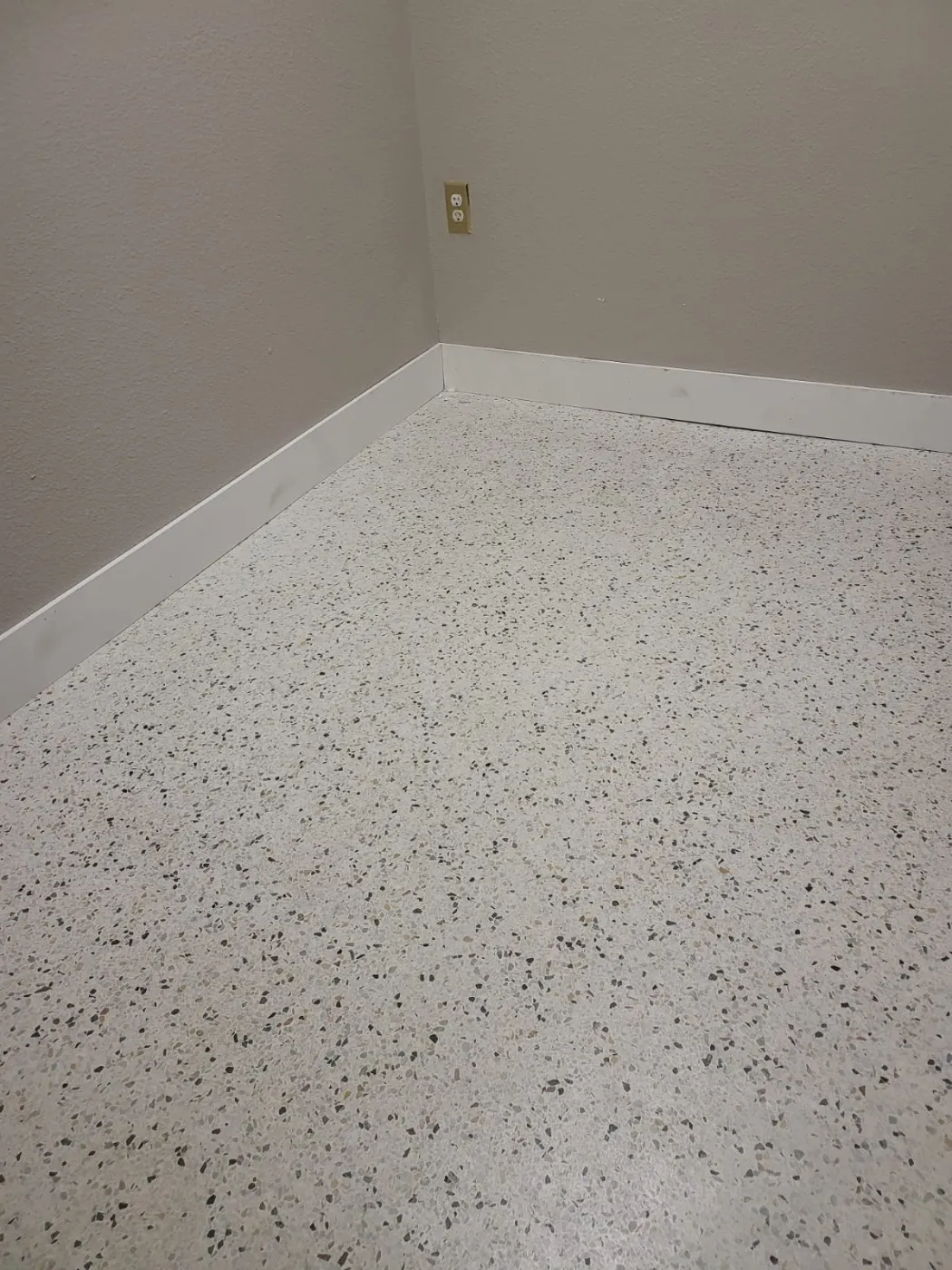 Interior Basement Flake Floor Coating by Elite Epoxy Surfaces, Central Florida