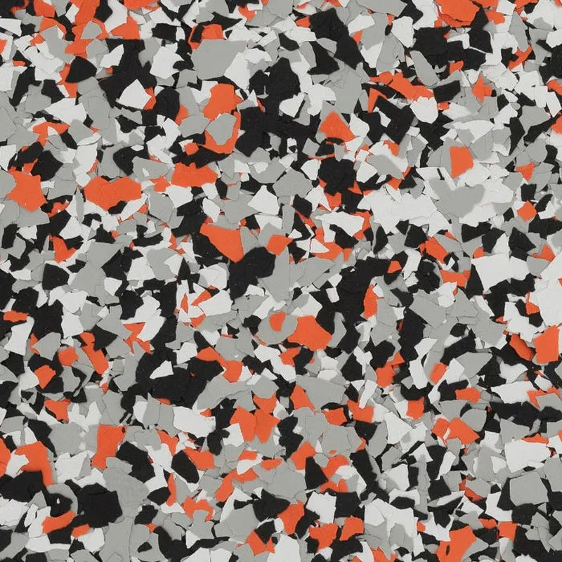 Elite Epoxy Hog epoxy flake flooring sample