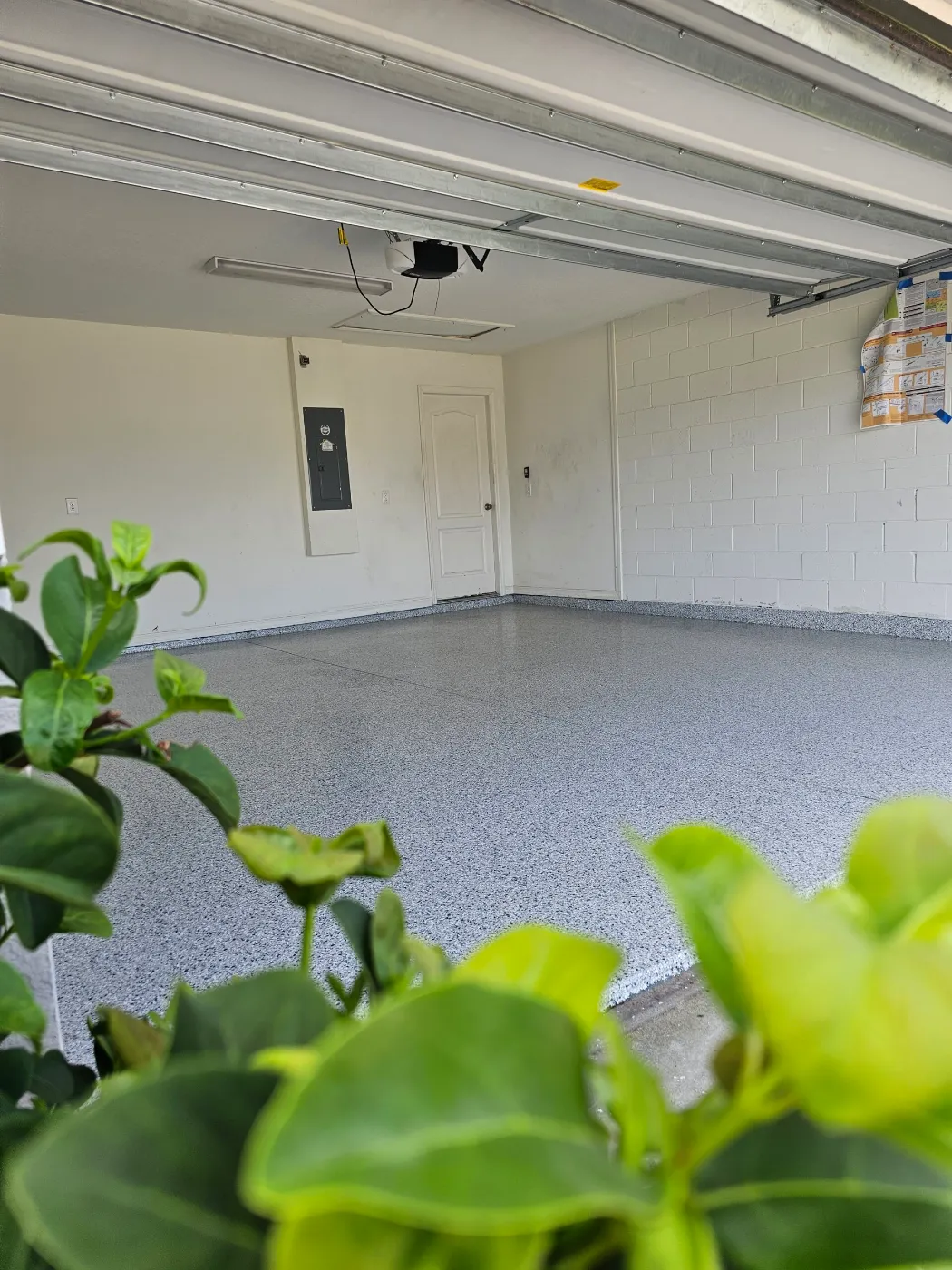 Multi-Color Epoxy Flake Garage Floor Coating by Elite Epoxy Surfaces, Central Florida