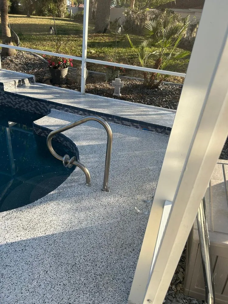 Wide-Angle Garage Floor Coating by Elite Epoxy Surfaces, Central Florida