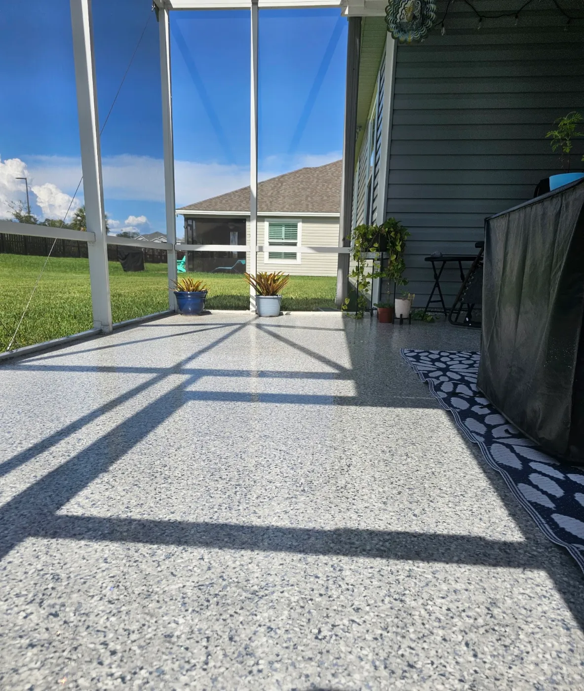 UV-Protected Patio Coating by Elite Epoxy Surfaces, Central Florida