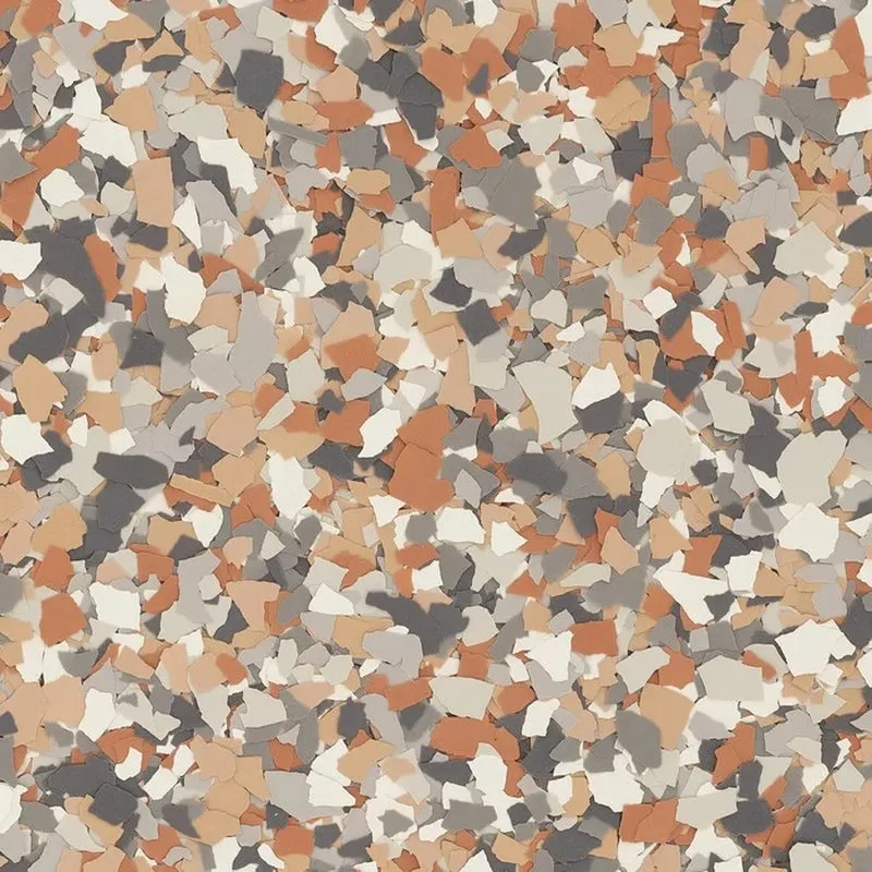Elite Epoxy Waxwing epoxy flake flooring sample